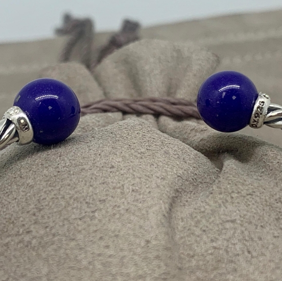 David Yurman Solari Bracelet Lapis Lazuli Diamonds - Picture 3 of 4